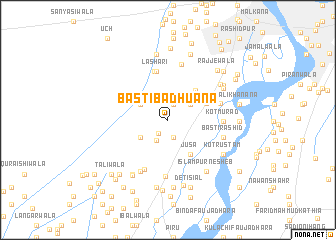 map of Basti Badhuāna