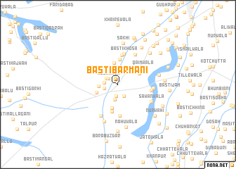 map of Basti Barmāni