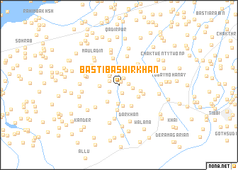 map of Basti Bashīr Khān