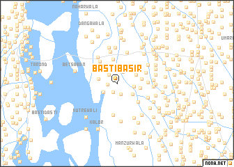 map of Basti Basīr