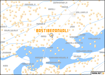 map of Basti Berānwāli