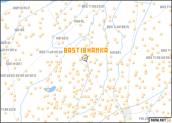 map of Basti Bhamka