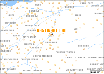 map of Basti Bhattiān