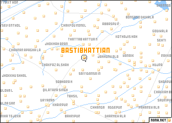 map of Basti Bhattiān