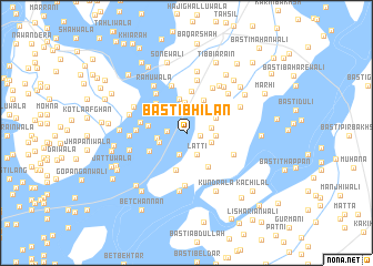 map of Basti Bhīlan