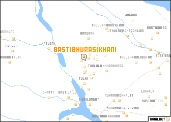 map of Basti Bhura Sikhāni