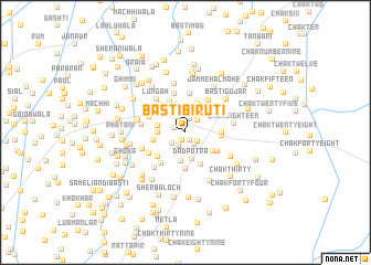 map of Basti Birūti