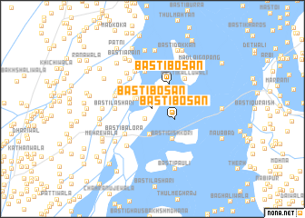 map of Basti Bosan