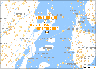 map of Basti Bosan