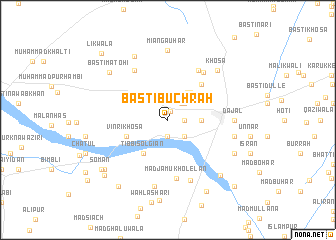 map of Basti Buchrah