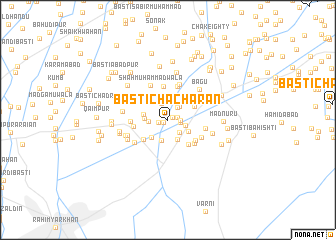 map of Basti Chacharān