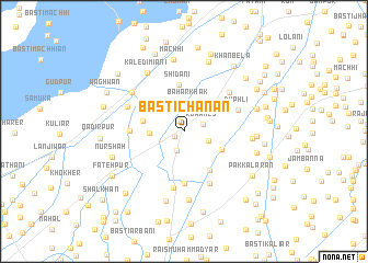 map of Basti Chānan