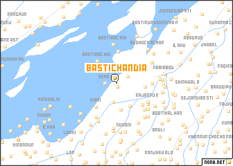 map of Basti Chāndia
