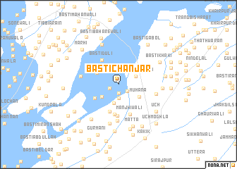 map of Basti Chanjar