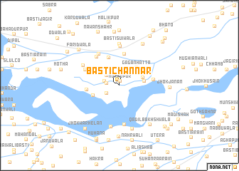 map of Basti Channar
