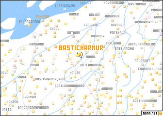 map of Basti Char Mūr