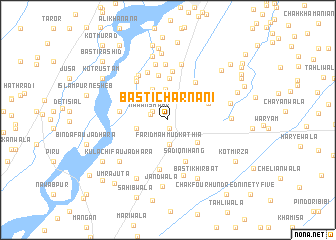 map of Basti Charnani