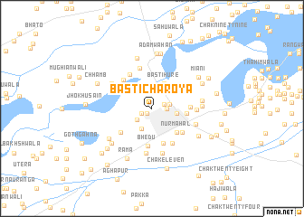 map of Basti Chāroyā