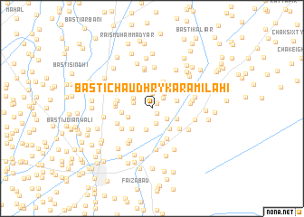 map of Basti Chaudhry Karam Ilāhi