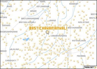 map of Basti Chawariānwāli