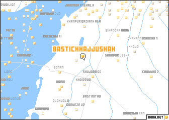 map of Basti Chhajju Shāh