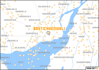 map of Basti Chhenīwāli