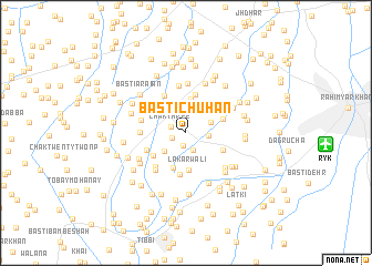 map of Basti Chuhān