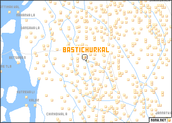 map of Basti Churkal