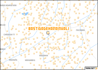 map of Basti Dadeh Arāinwāli