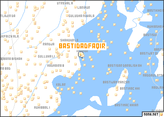 map of Basti Dād Faqīr