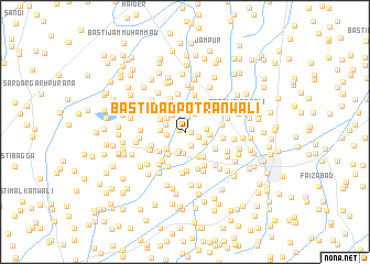 map of Basti Dādpotrānwāli