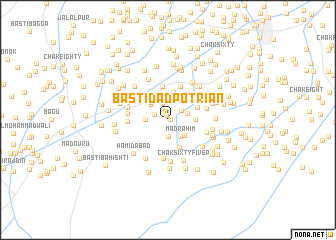 map of Basti Dādpotriān