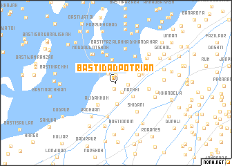 map of Basti Dādpotriān