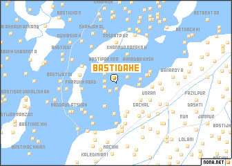 map of Basti Dāhe