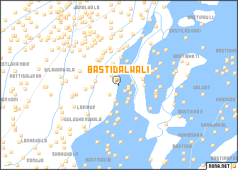 map of Basti Dalwāli
