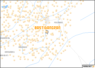 map of Basti Dangrān