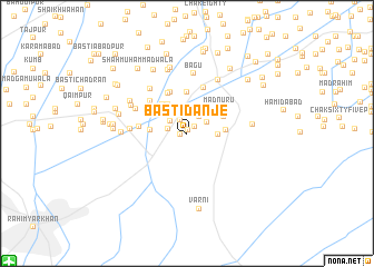 map of Basti Dānje