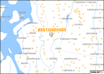 map of Basti Darkhān