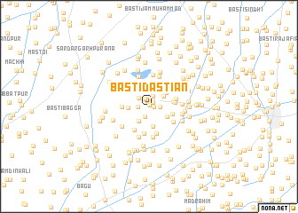 map of Basti Dastiān