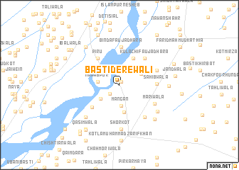 map of Basti Derewāli