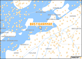 map of Basti Dhammar