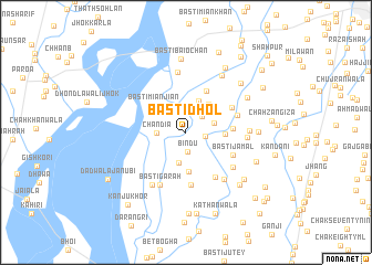 map of Basti Dhol