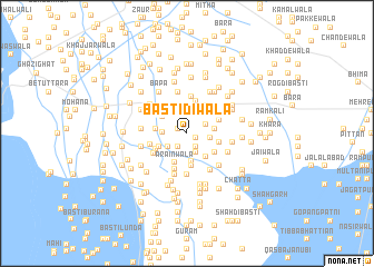 map of Basti Diwāla