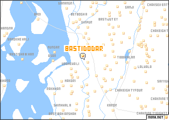 map of Basti Dodar