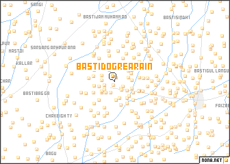 map of Basti Dogre Arāīn