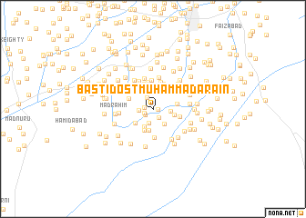 map of Basti Dost Muhammad Arāīn