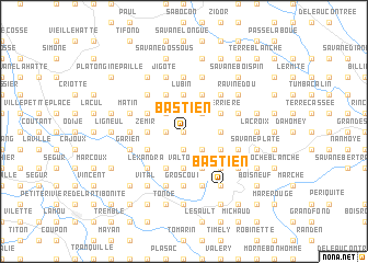 map of Bastien