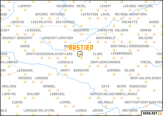 map of Bastier