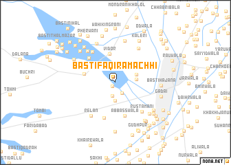 map of Basti Faqīra Māchhi