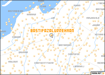 map of Basti Fazal-ur-Rehmān